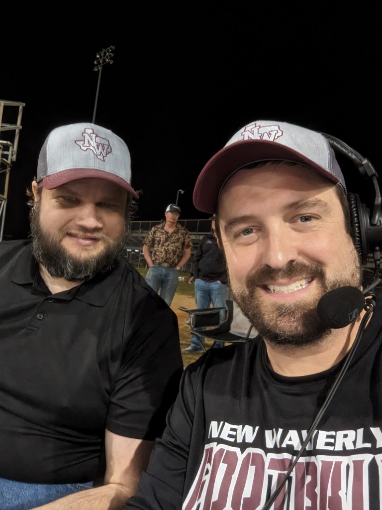 SHN Sports broadcast crew on the field